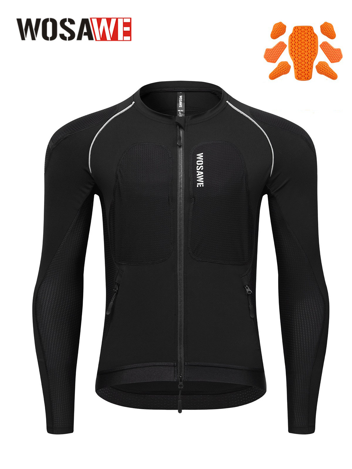 Summer Clothing Motorcycle - WOSAWE Erkek Motosiklet Ceketi Hafif Motokros