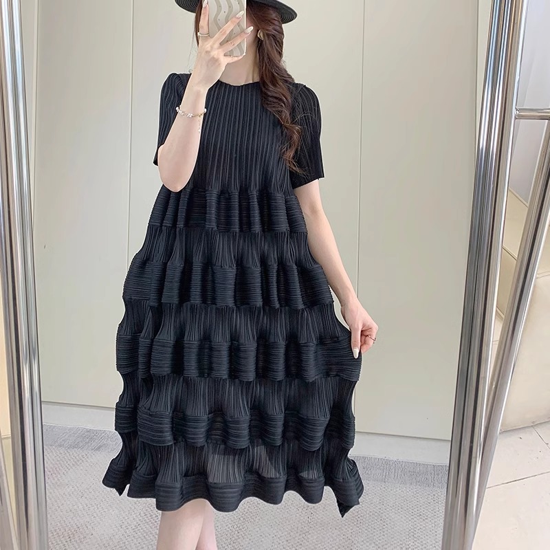 Summer Clothing For Teen Girls - Kadın için Miyake pilili elbise 2024