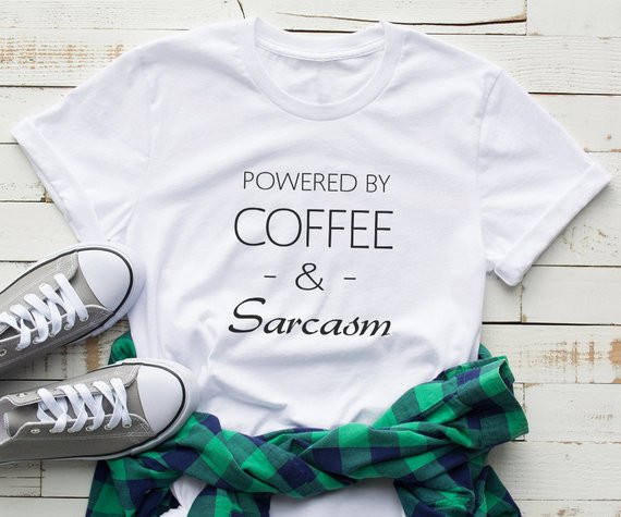 Summer Clothing Quotes - Sugarbaby Kahve ve alaycı gömlek tişört