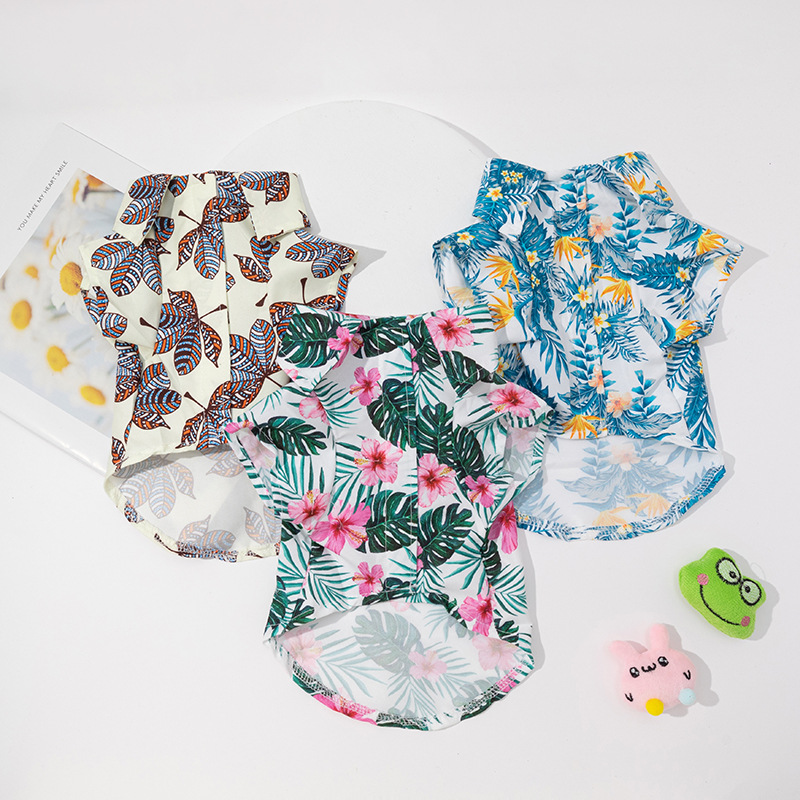 Summer Dog Clothing - Köpek havai gömleği hawaii köpek gömlekleri