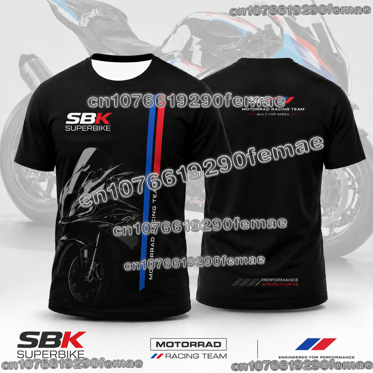 Summer Clothing Motorcycle - S1000RR Motosiklet Yarış Elbisesi Tarzı T