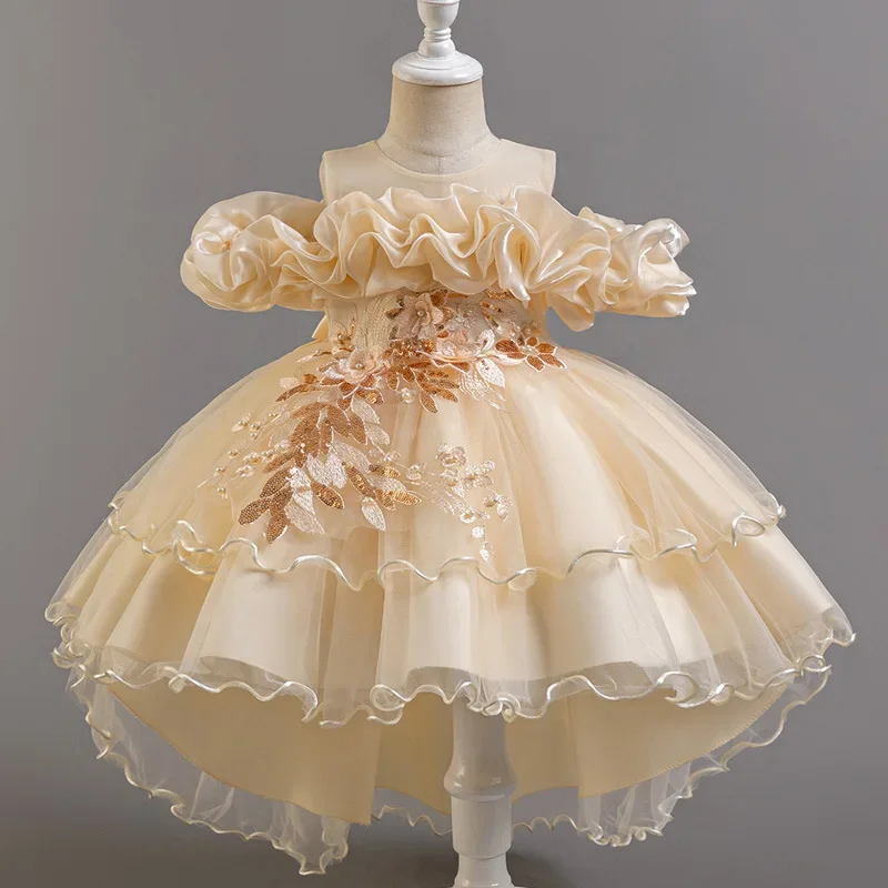 Summer Clothing For Teen Girls - Moda çiçek kız elbise düğün için