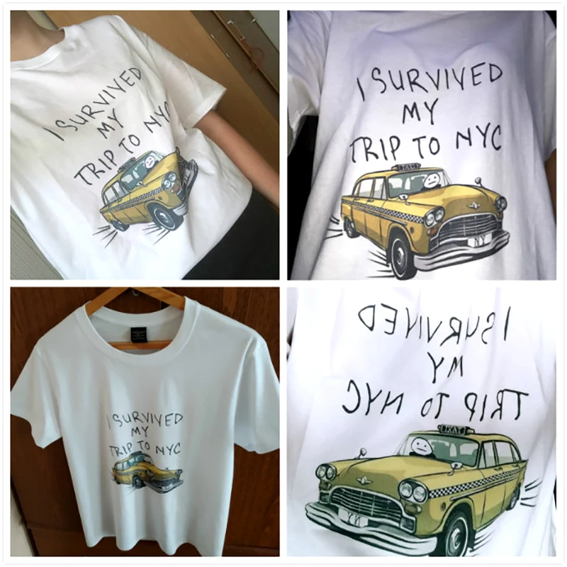 Summer Clothing Nyc - Komik Tshirt Erkek Kadın NYC'ye Giden