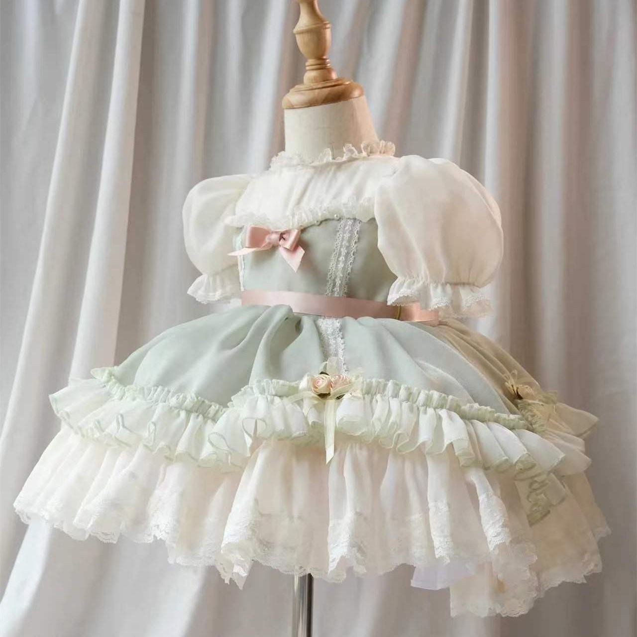 Summer Clothing For Teen Girls - 0-12Y Bebek Kız Yaz Açık Yeşil