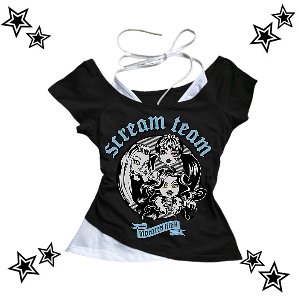 Summer Clothing Newborn - Estetik Punk Peri Tee kawaii bebek