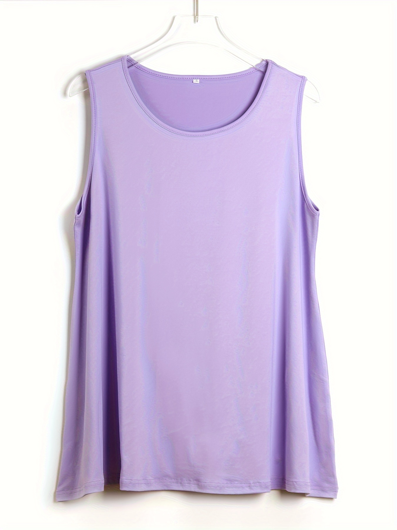 Artı Boyutu Basit Katı Tank To - Summer Clothing For Plus Size Women incelemesi ve fiyatı