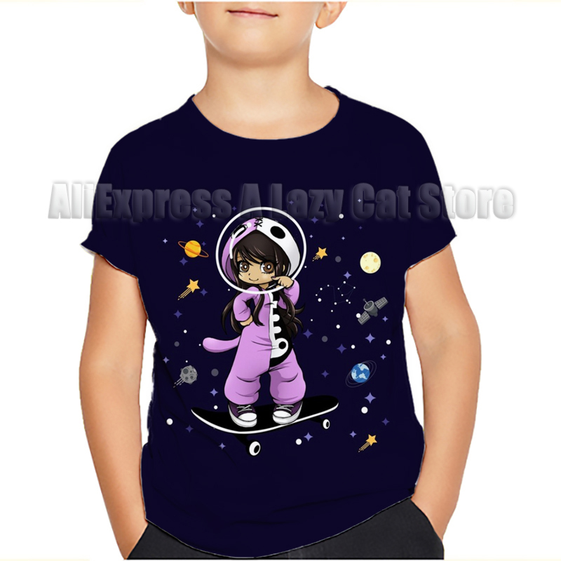 Aphmau Cat ws kedi T shirt kar - Summer Clothing Newborn incelemesi ve fiyatı
