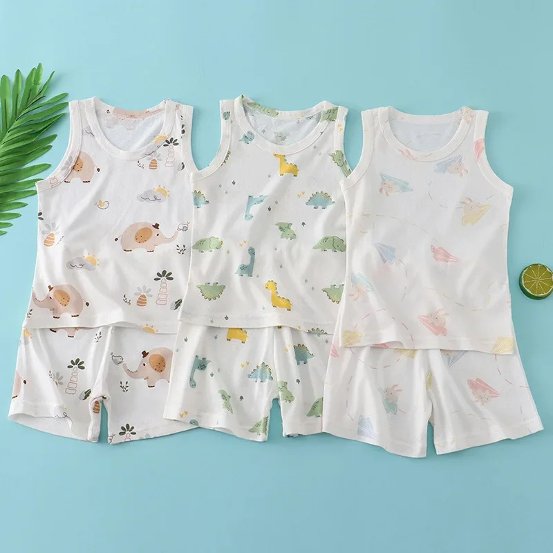 Çocuklar Bambu Pamuk Yelek Tak - Summer Clothing Newborn incelemesi ve fiyatı