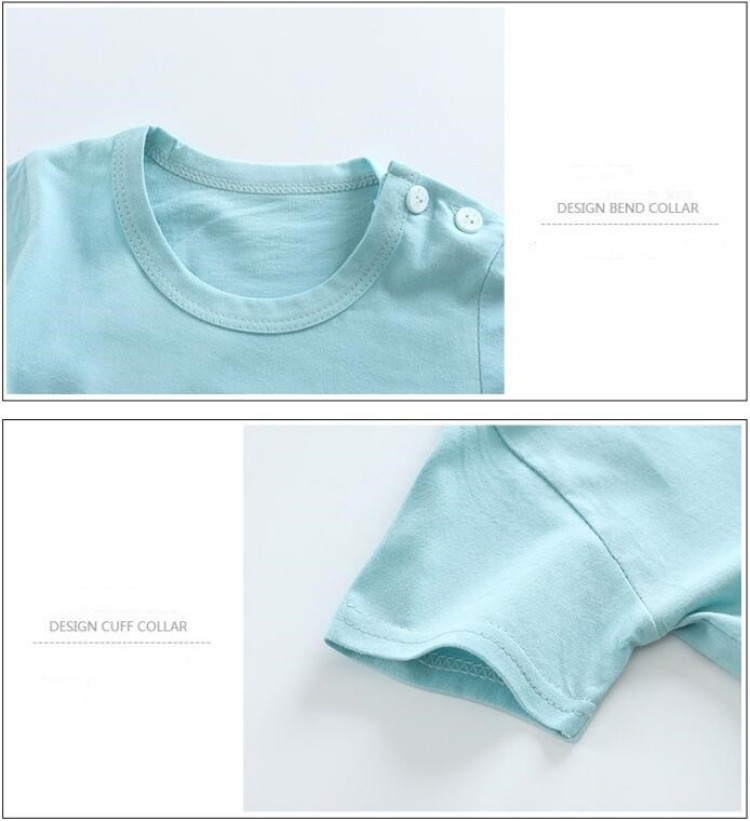 Pamuk Tees + Şort 2 parçalı eş - Summer Clothing Newborn incelemesi ve fiyatı