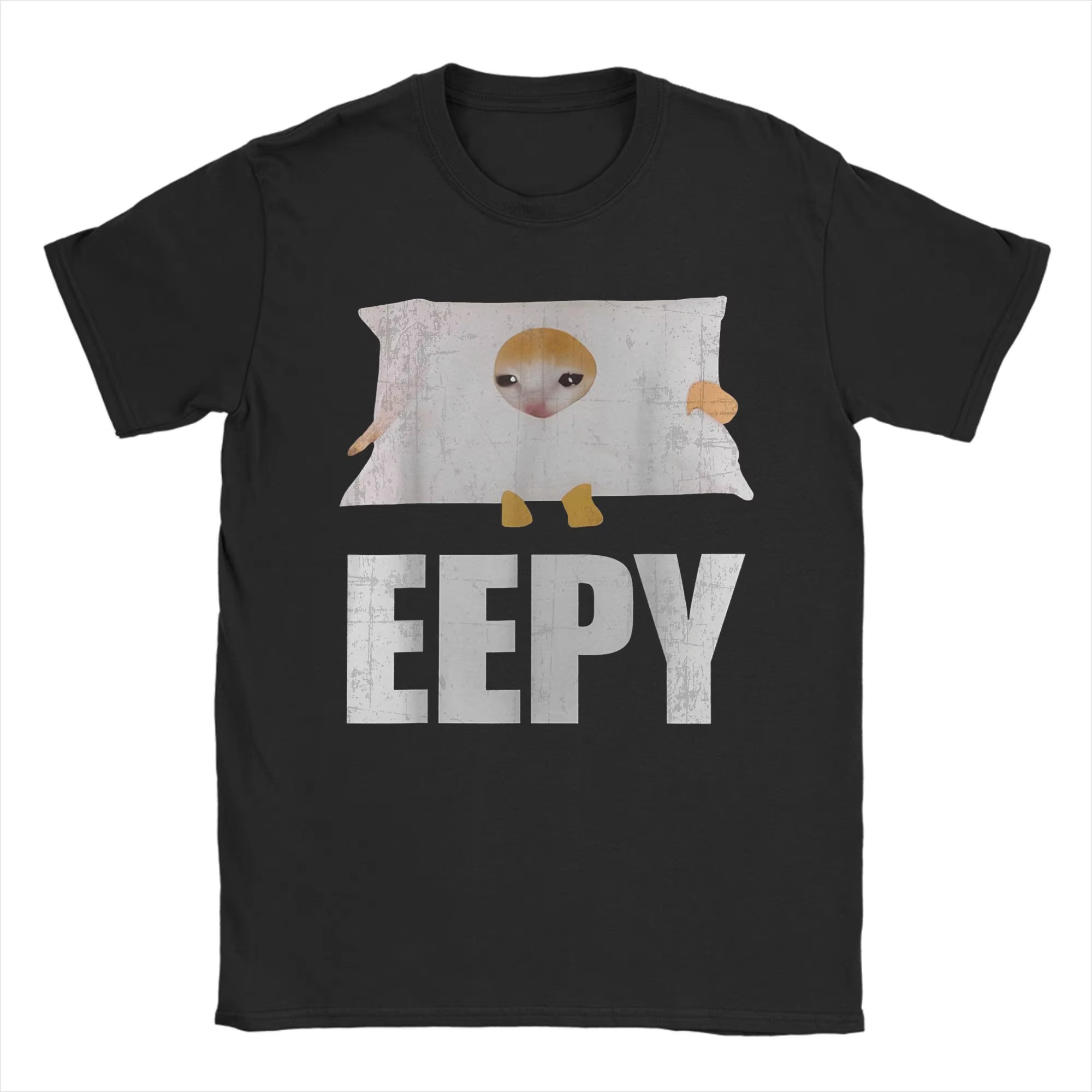 2026 Erkek T-Shirt Eepy Cat Uy - Summer Clothing Gif incelemesi ve fiyatı
