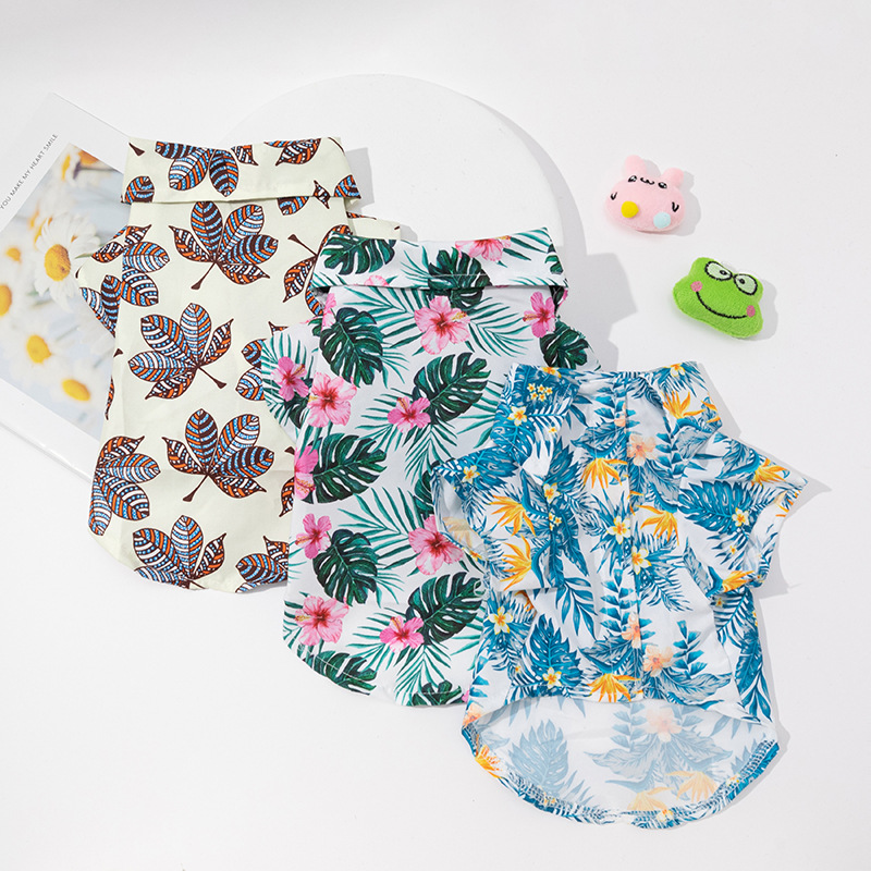 Köpek havai gömleği hawaii köp - Summer Dog Clothing incelemesi ve fiyatı