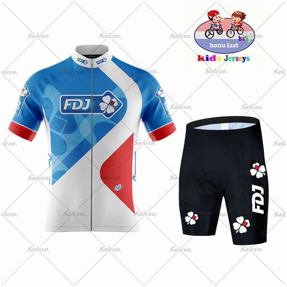 Çocuk FDJ Bisiklet Jersey Seti - Summer Clothing Kids Sale incelemesi ve fiyatı
