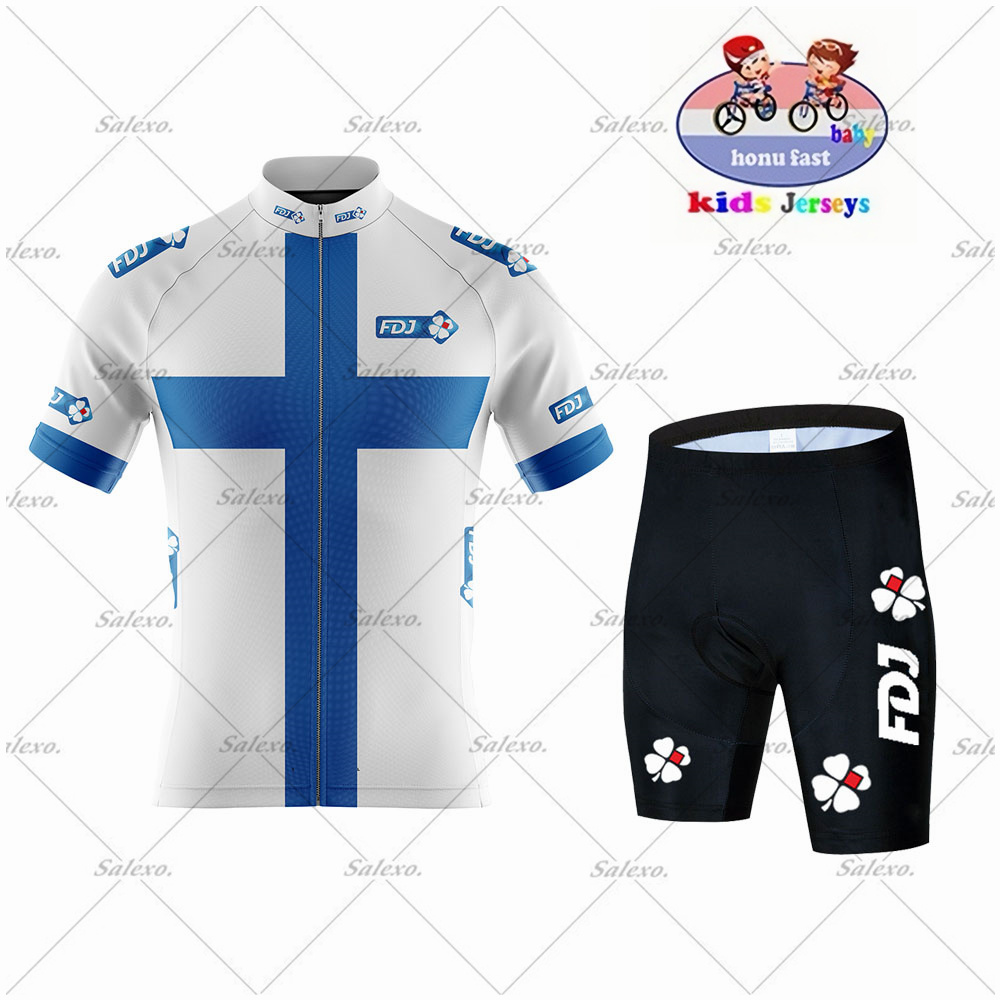 Çocuk FDJ Bisiklet Jersey Seti - Summer Clothing Kids Sale incelemesi ve fiyatı