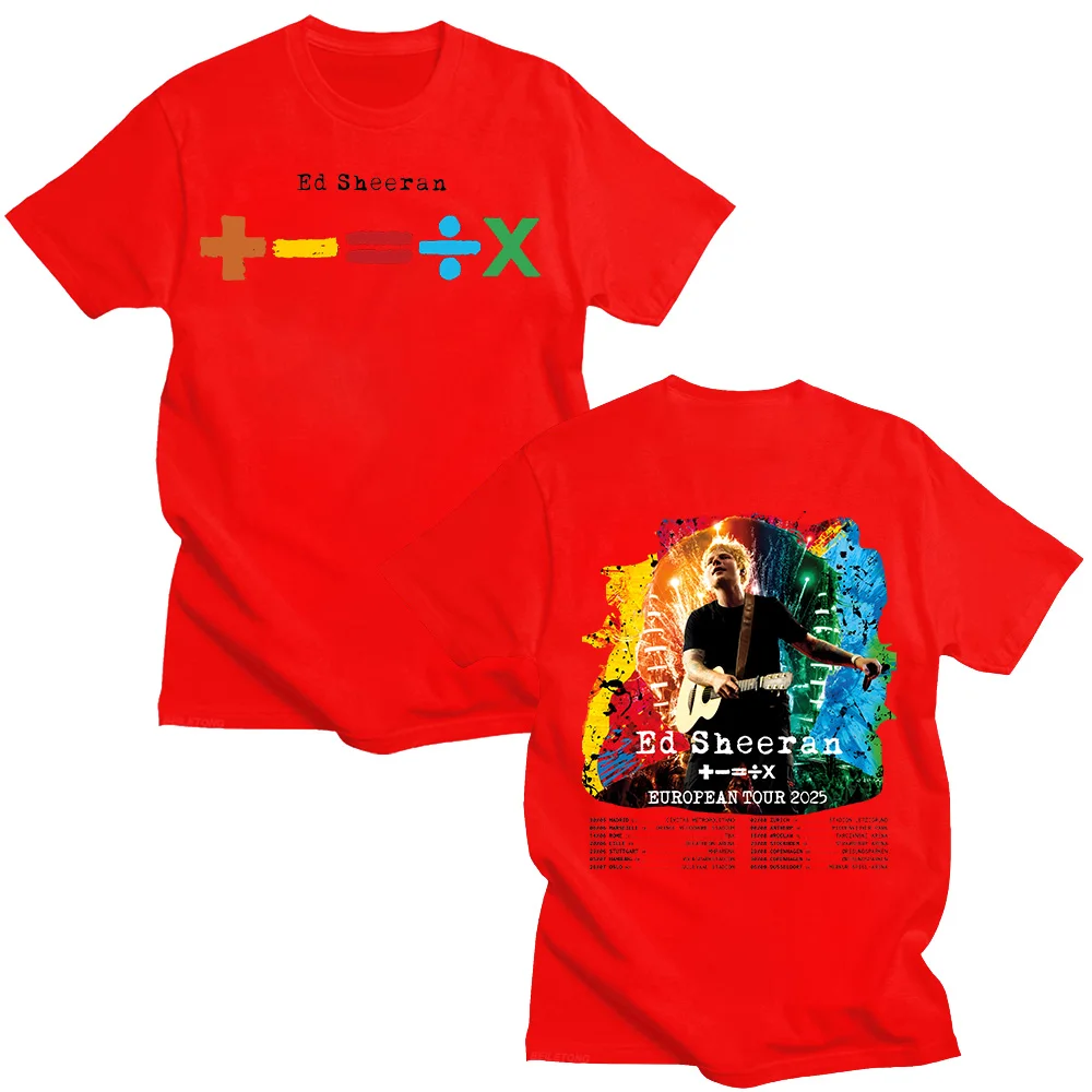 Ed Sheeran Avrupa Turu 2025 T- - Summer Clothing Gif incelemesi ve fiyatı