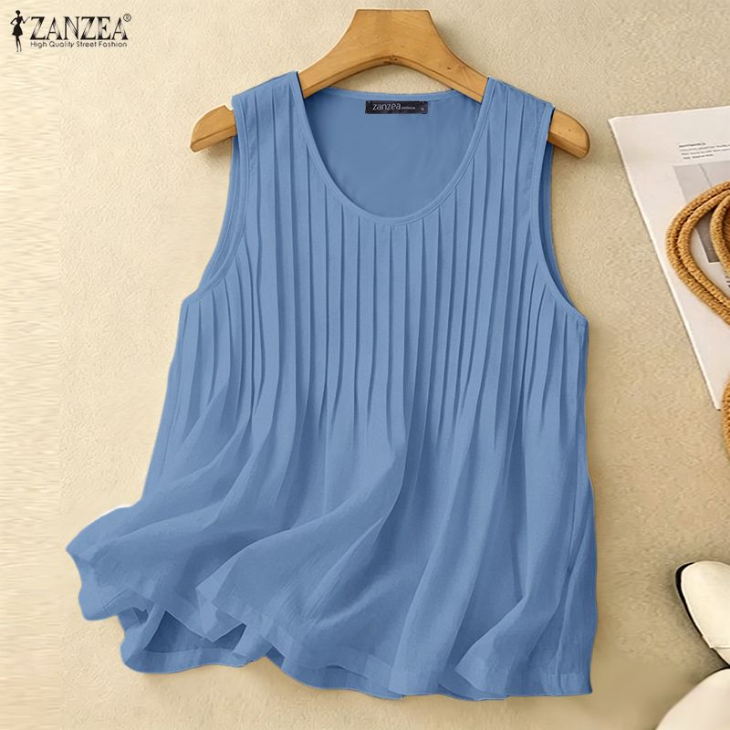 ZANZEA Kadın Yazlık Pintuck Ko - Summer Clothing For Plus Size Women incelemesi ve fiyatı