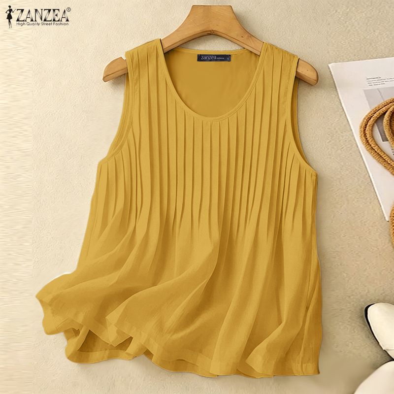 ZANZEA Kadın Yazlık Pintuck Ko - Summer Clothing For Plus Size Women incelemesi ve fiyatı