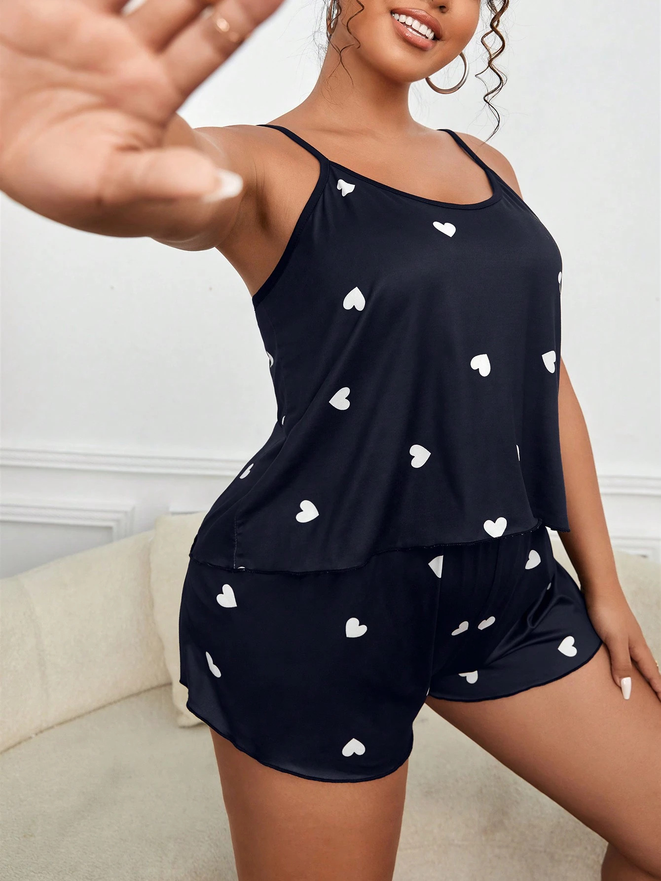 Kadınlar için 2 Parça Pijama T - Summer Clothing For Plus Size Women incelemesi ve fiyatı