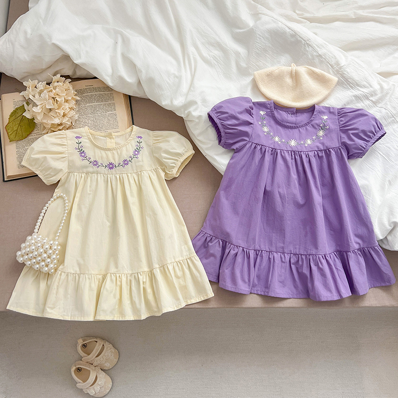 1-6Yrs kızlar moda işlemeli çi - Summer Clothing For Teen Girls incelemesi ve fiyatı