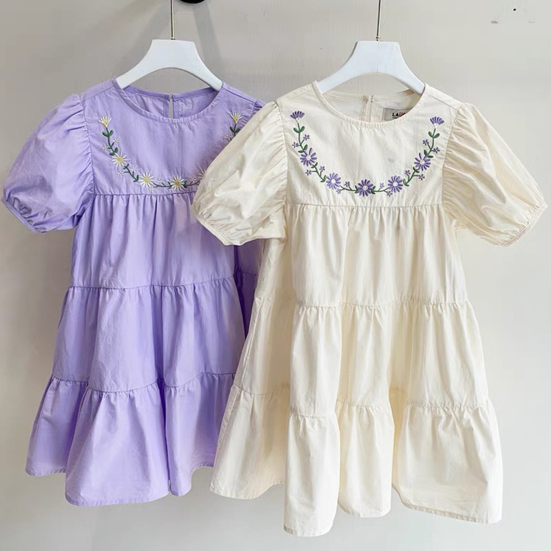 1-6Yrs kızlar moda işlemeli çi - Summer Clothing For Teen Girls incelemesi ve fiyatı