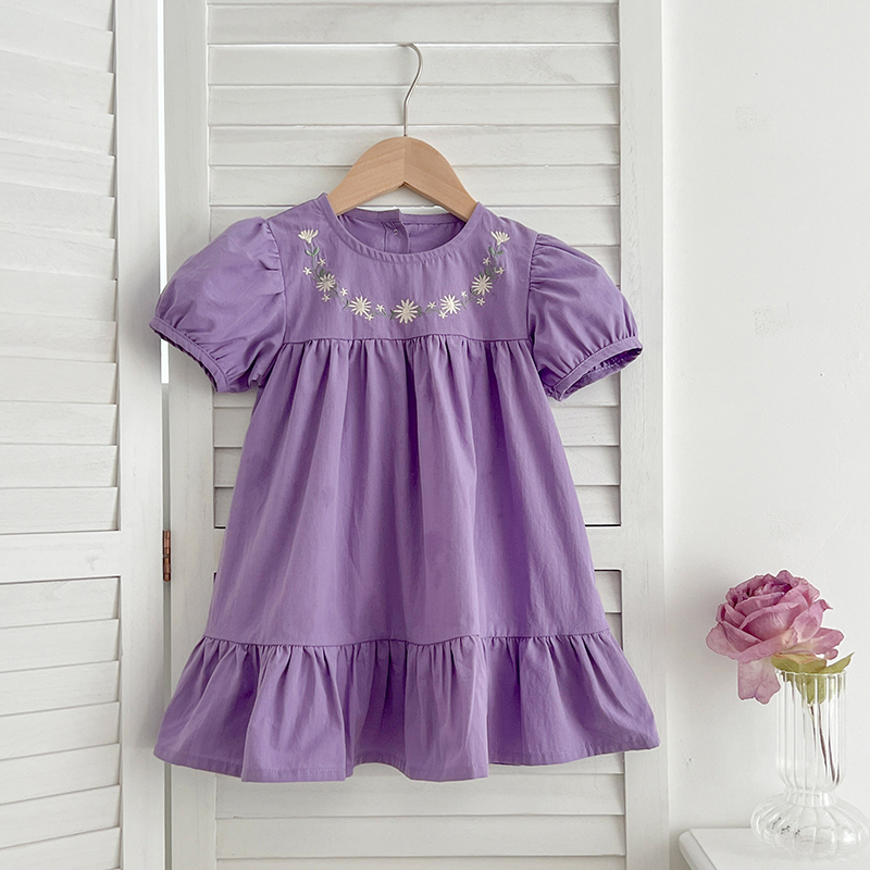 1-6Yrs kızlar moda işlemeli çi - Summer Clothing For Teen Girls incelemesi ve fiyatı