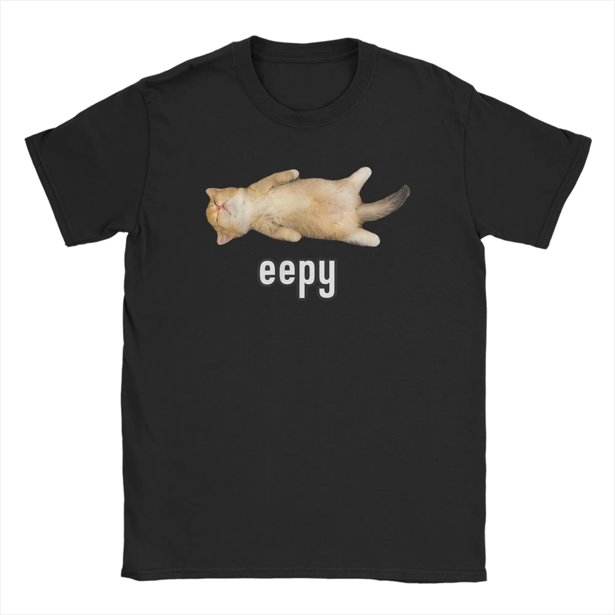 Erkek T-Shirt Eepy Cat Sleepy  - Summer Clothing Gif incelemesi ve fiyatı