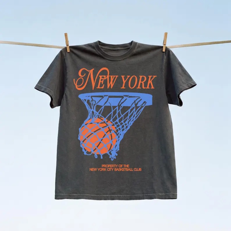New York Basketbol Tişörtü Erk - Summer Clothing Nyc incelemesi ve fiyatı