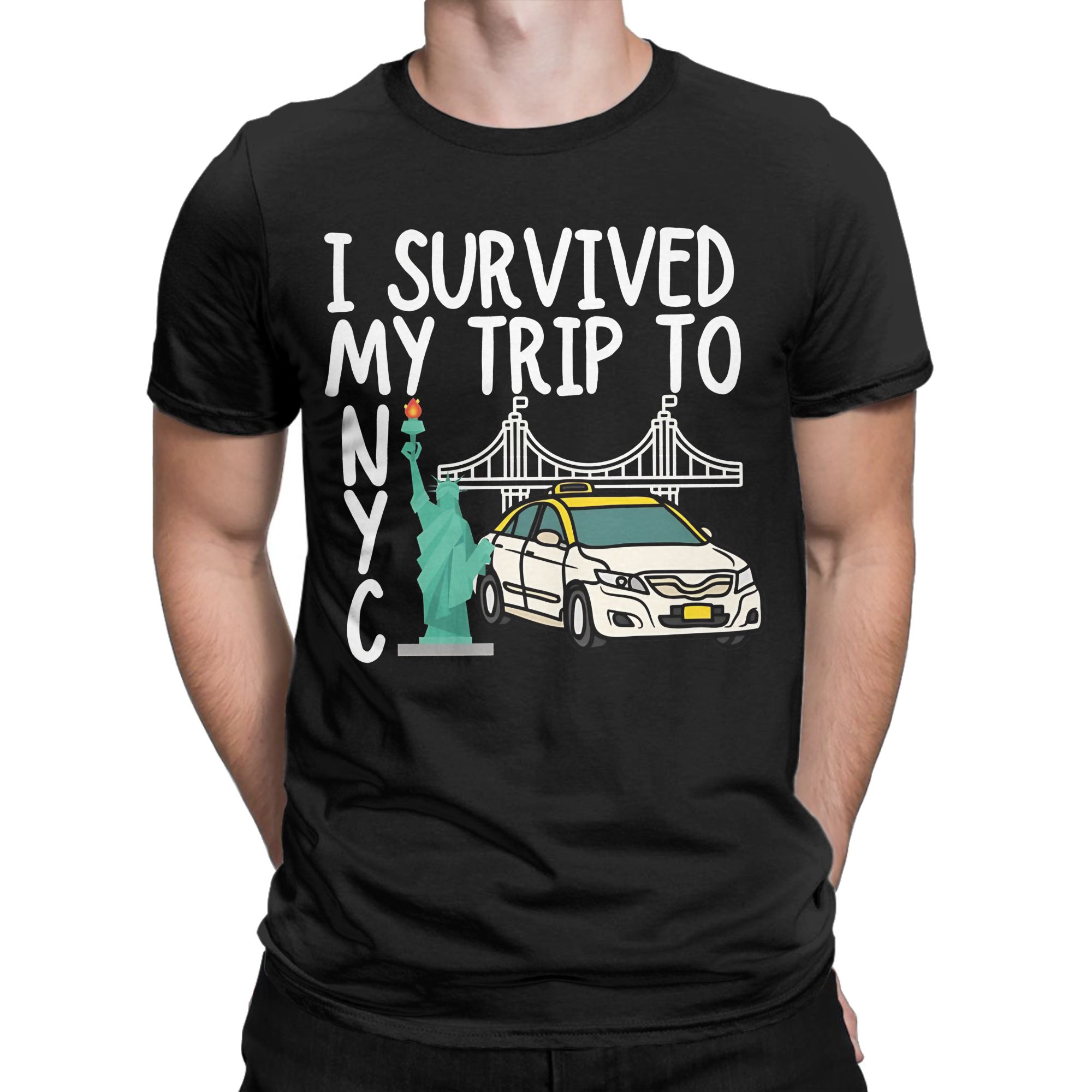 Vintage I Survived My Trip To  - Summer Clothing Nyc incelemesi ve fiyatı