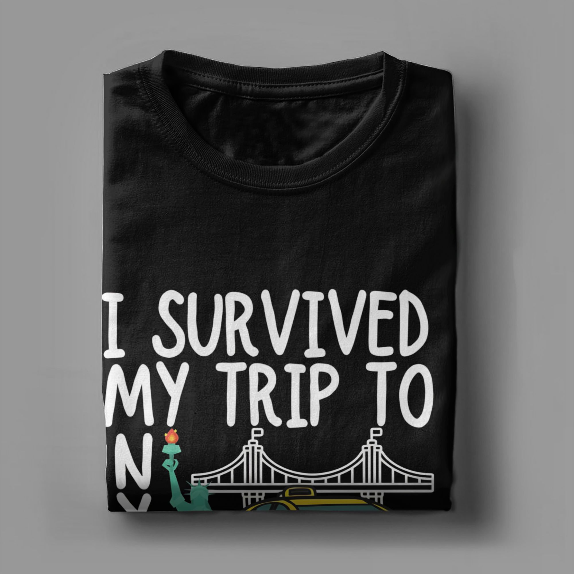 Vintage I Survived My Trip To  - Summer Clothing Nyc incelemesi ve fiyatı