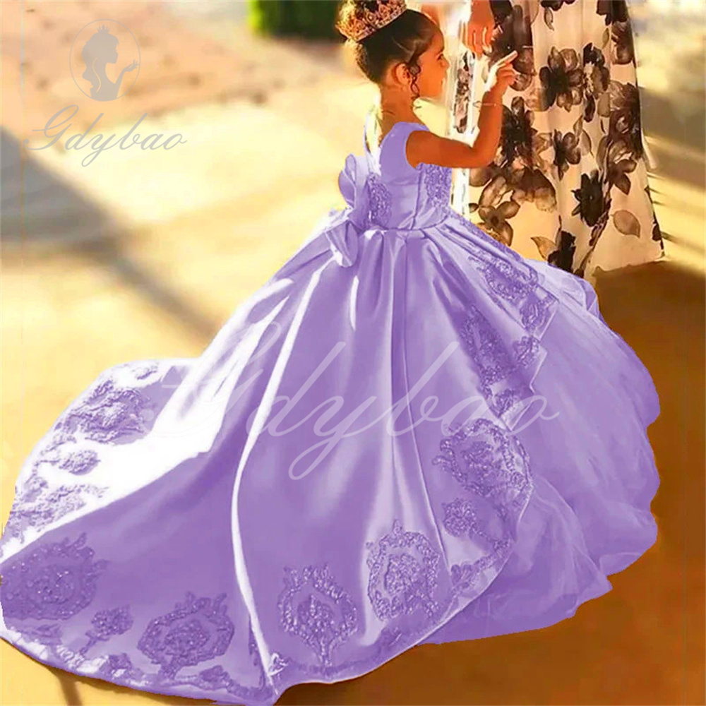 Beyaz saten çiçek kız elbise d - Summer Clothing For Teen Girls incelemesi ve fiyatı